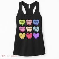 Valentines Day Funny Valentines Day Rizz No Cap Women's Tank Top thumb 0