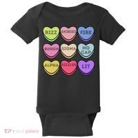 Valentines Day Funny Valentines Day Rizz No Cap Baby Bodysuit thumb 0