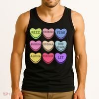 Valentines Day Funny Valentines Day Rizz No Cap Tank Top thumb 3