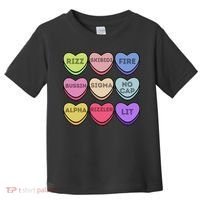 Valentines Day Funny Valentines Day Rizz No Cap Toddler T-Shirt thumb 0