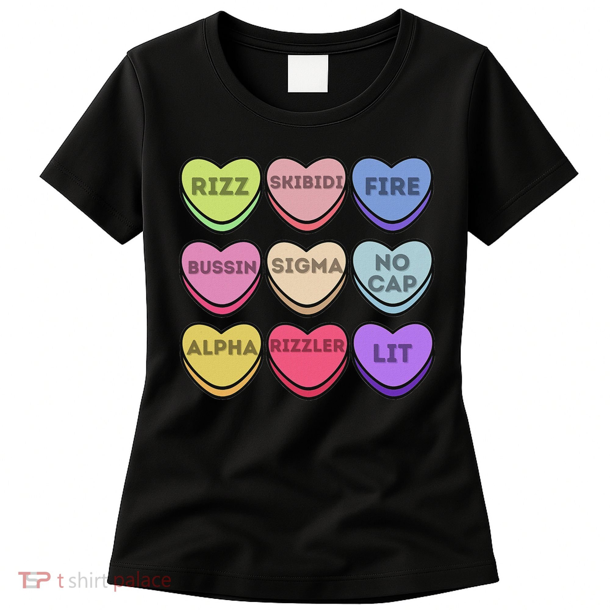 Valentines Day Funny Valentines Day Rizz No Cap Women's T-Shirt