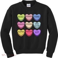 Valentines Day Funny Valentines Day Rizz No Cap Kids Sweatshirt thumb 0