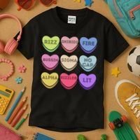 Valentines Day Funny Valentines Day Rizz No Cap Kids T-Shirt thumb 3
