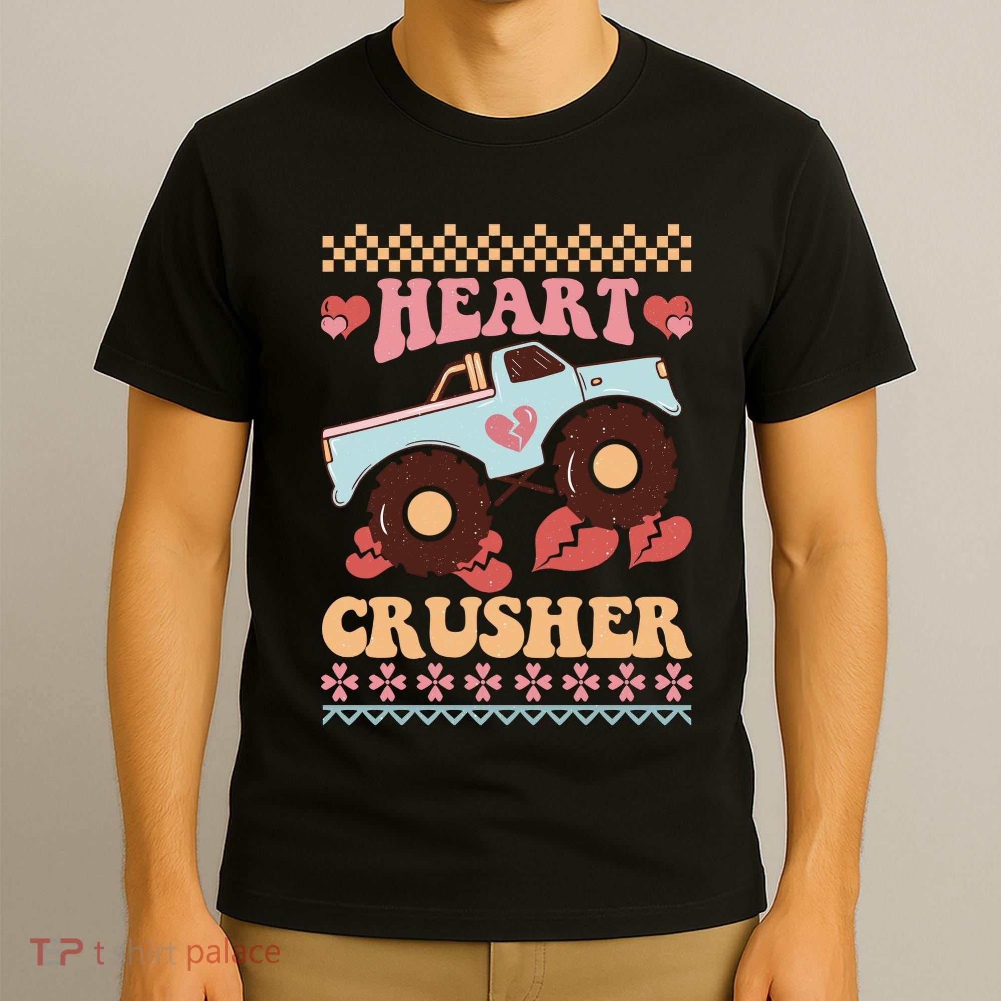 Valentine's Day Funny Heart Crusher Ugly Sweater T-Shirt