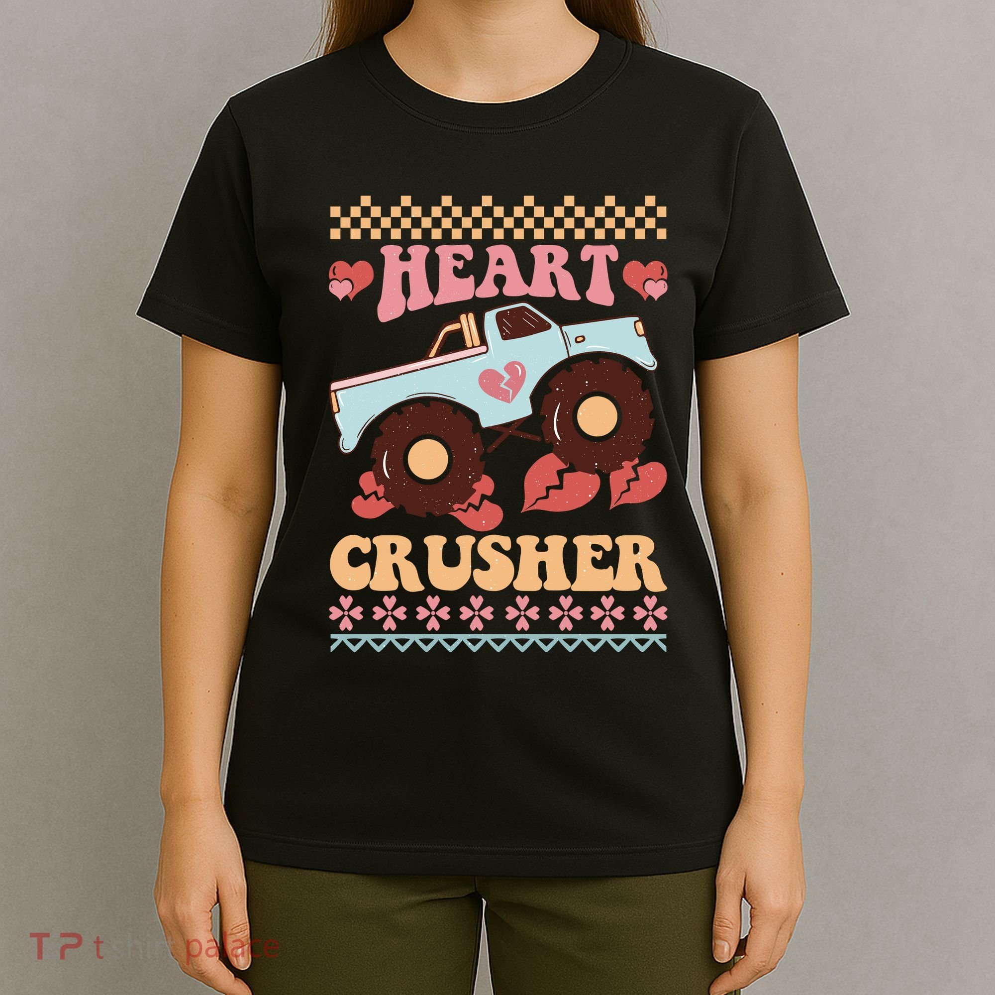 Valentine's Day Funny Heart Crusher Ugly Sweater T-Shirt