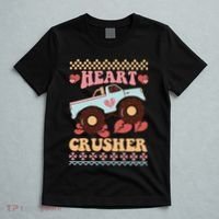 Valentine's Day Funny Heart Crusher Ugly Sweater T-Shirt thumb 5