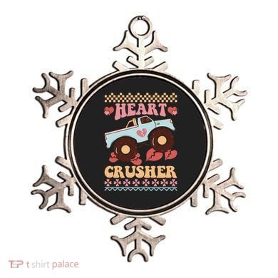Valentine's Day Funny Heart Crusher Ugly Sweater Ornament