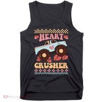 Valentine's Day Funny Heart Crusher Ugly Sweater Tank Top thumb 0