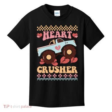 Valentine's Day Funny Heart Crusher Ugly Sweater Kids T-Shirt