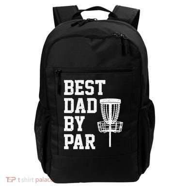 Vintage Disc Golf Dad Gift Best Dad By Par Disk Golf Backpack