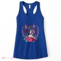 Valentine's Day Gift French Bulldog Dog Valentine Funny Gift Women's Tank Top thumb 0