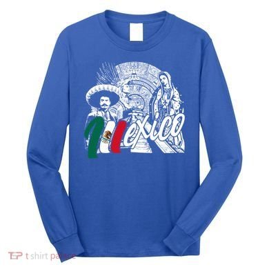 Virgen De Guadalupe And History Gift Long Sleeve Shirt