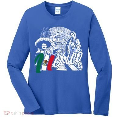 Virgen De Guadalupe And History Gift Women's Long Sleeve Shirt