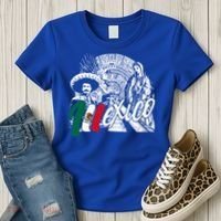 Virgen De Guadalupe And History Gift Women's T-Shirt thumb 3