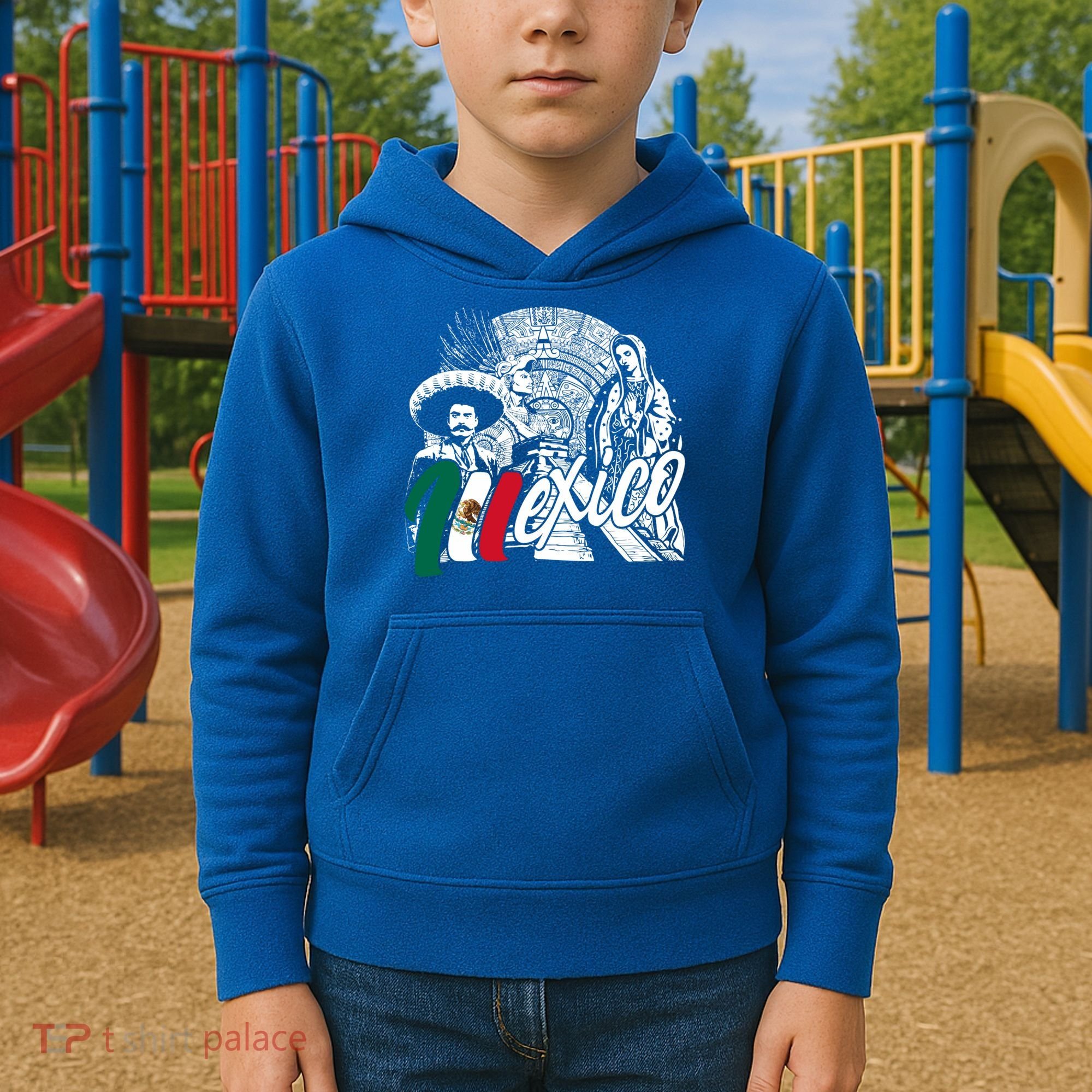 Virgen De Guadalupe And History Gift Kids Hoodie