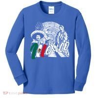 Virgen De Guadalupe And History Gift Kids Long Sleeve Shirt thumb 0