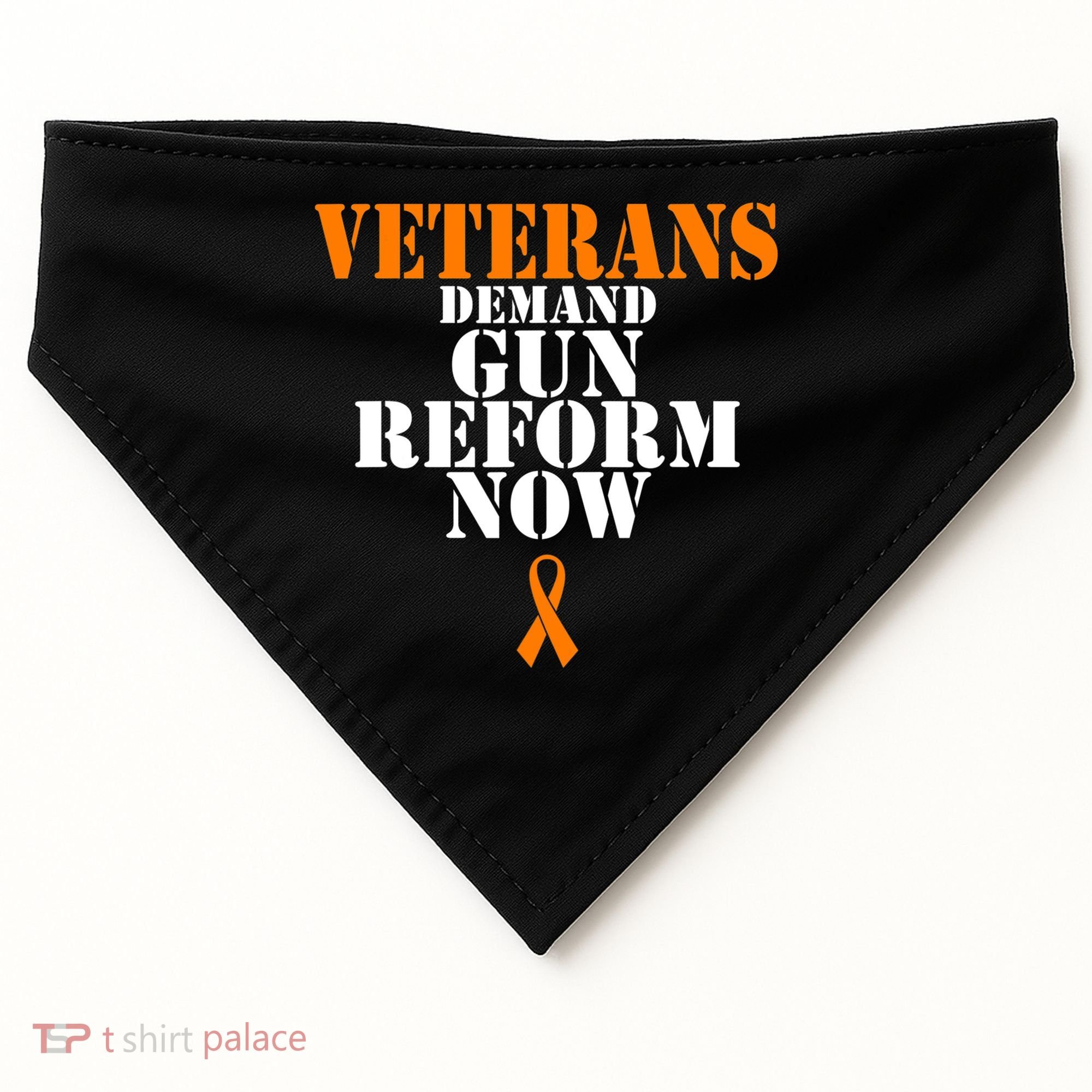 Veterans Demand Gun Reform Now Anti Gun Violence USA-Made Doggie Bandana