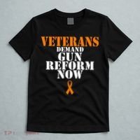 Veterans Demand Gun Reform Now Anti Gun Violence T-Shirt thumb 5