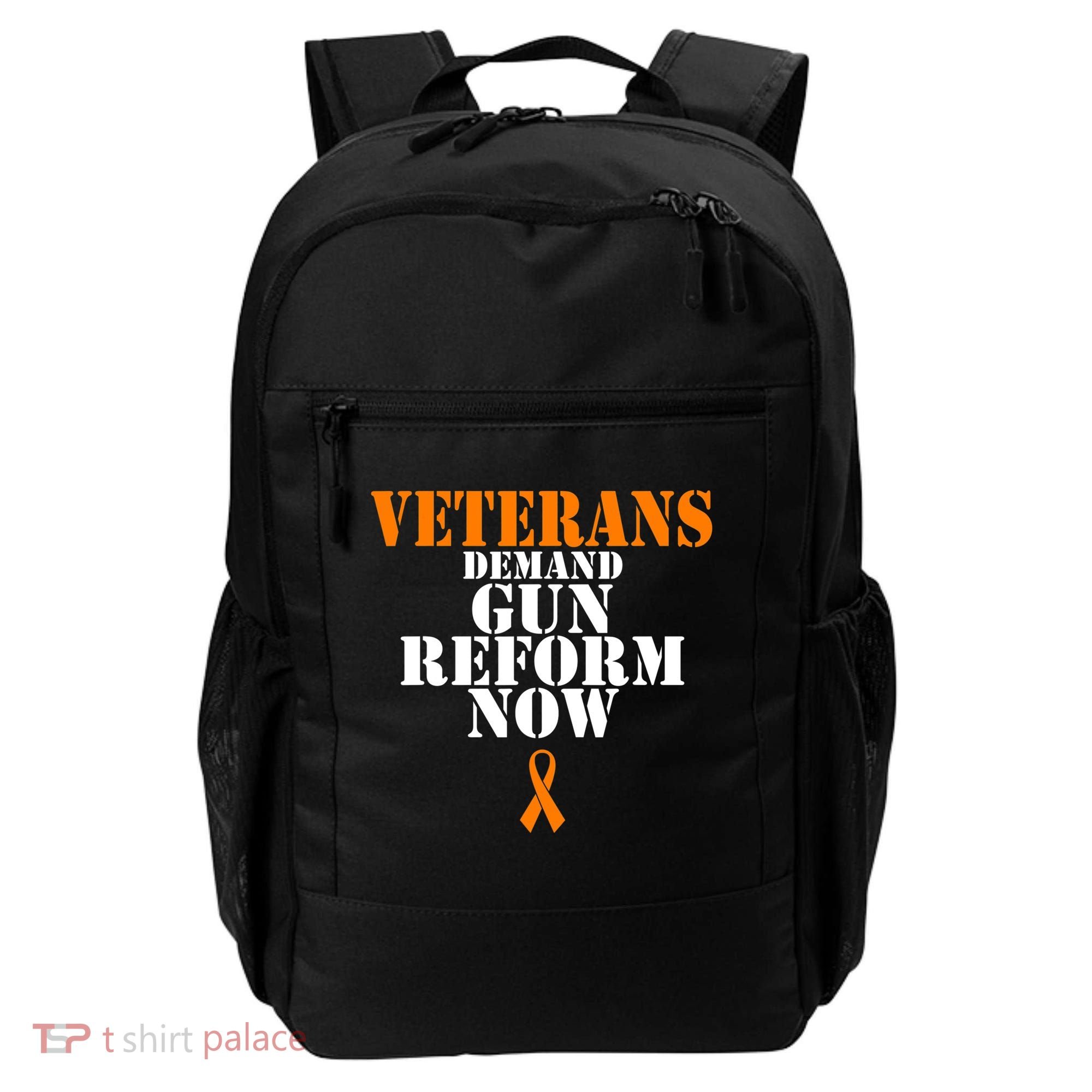 Veterans Demand Gun Reform Now Anti Gun Violence Backpack