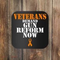 Veterans Demand Gun Reform Now Anti Gun Violence Coaster thumb 0