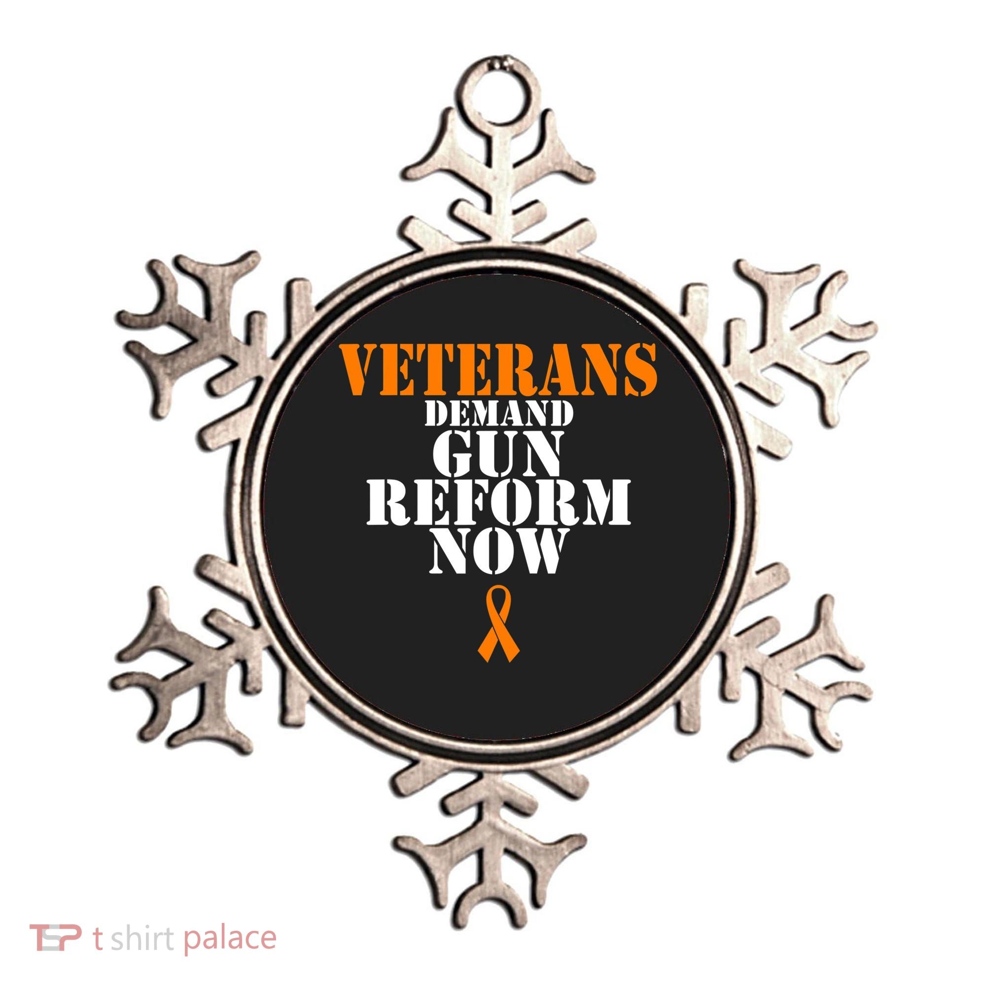 Veterans Demand Gun Reform Now Anti Gun Violence Ornament