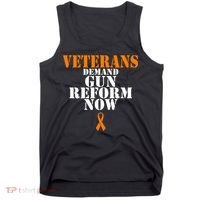 Veterans Demand Gun Reform Now Anti Gun Violence Tank Top thumb 0