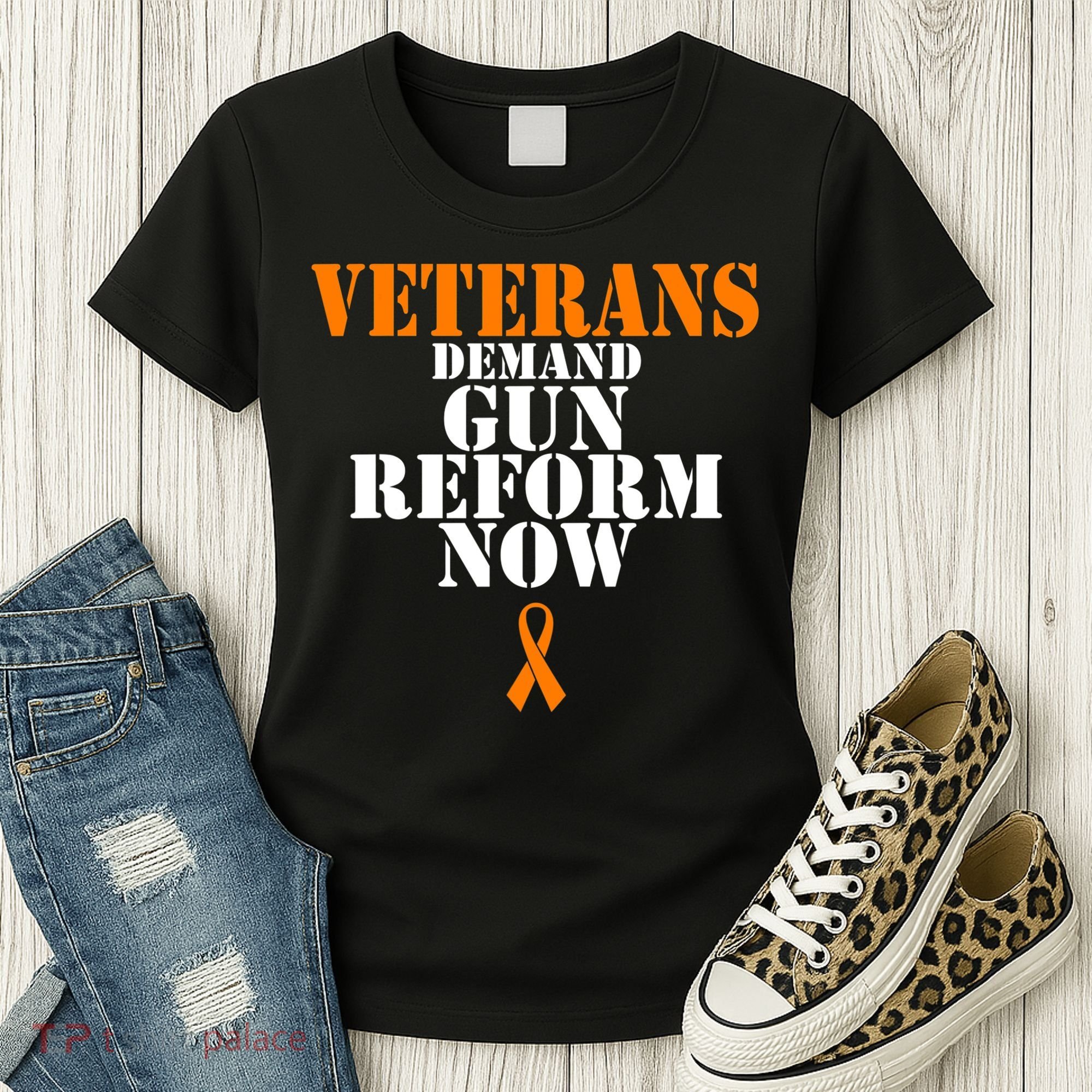 Veterans Demand Gun Reform Now Anti Gun Violence Women's T-Shirt