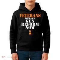 Veterans Demand Gun Reform Now Anti Gun Violence Kids Hoodie thumb 4