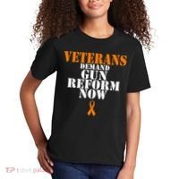 Veterans Demand Gun Reform Now Anti Gun Violence Kids T-Shirt thumb 2