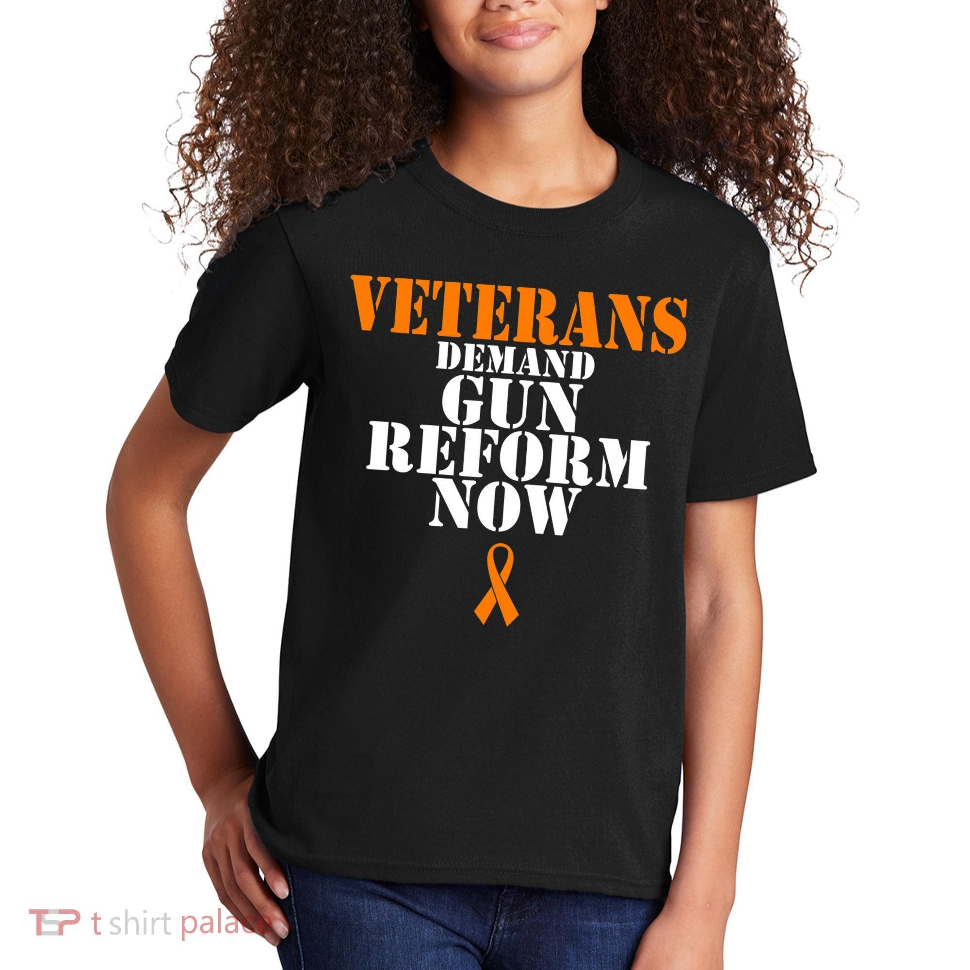 Veterans Demand Gun Reform Now Anti Gun Violence Kids T-Shirt