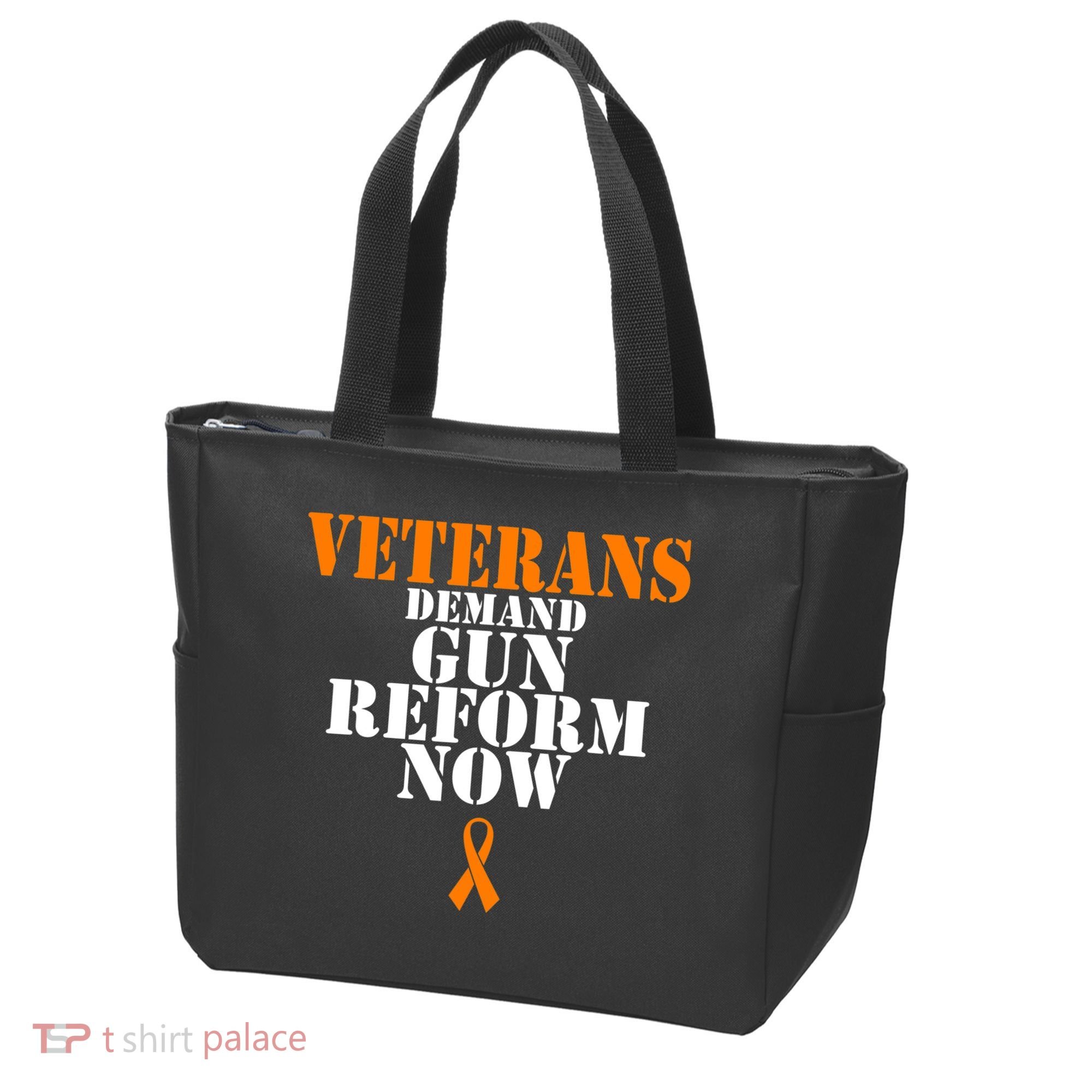 Veterans Demand Gun Reform Now Anti Gun Violence Tote Bag
