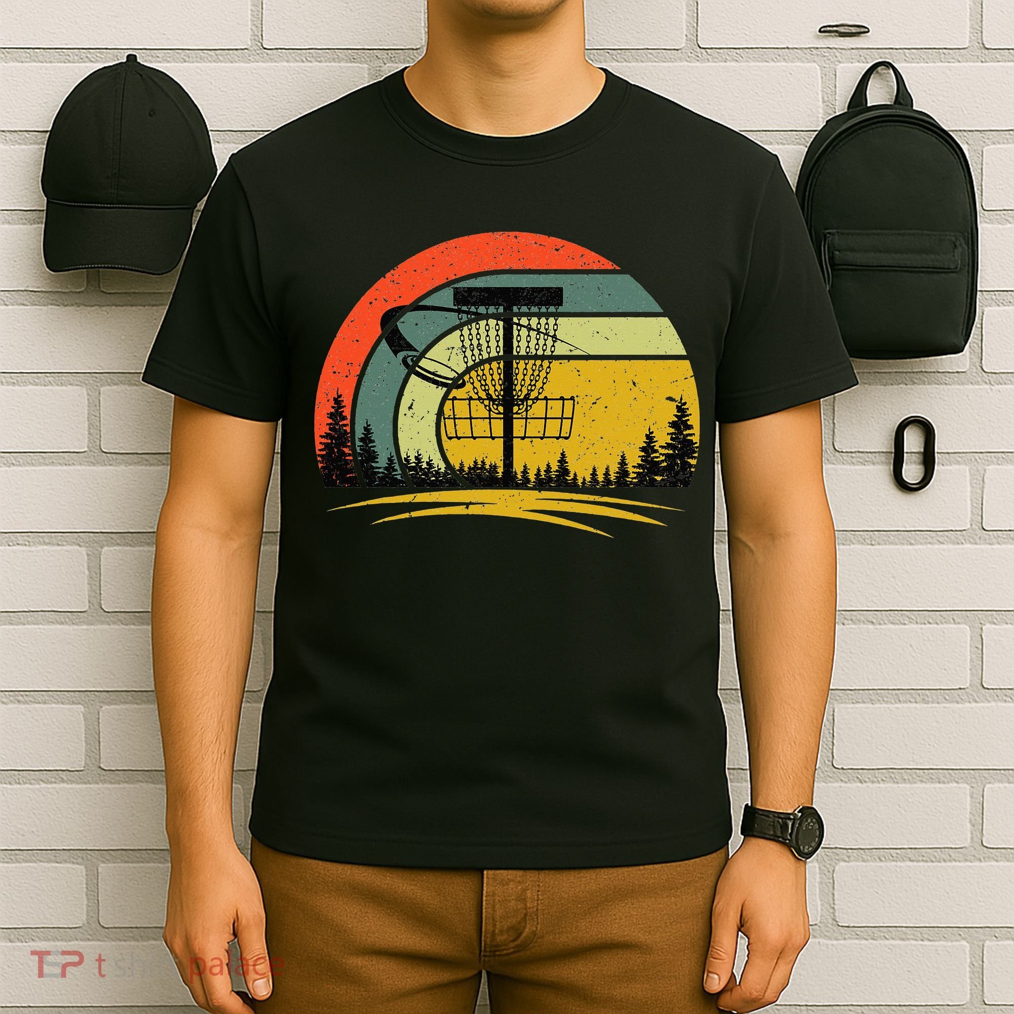 Vintage Disc Golf Frolf Flying Disc Golf T-Shirt
