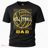 Volleyball Dad Great Gift Cooling Performance Crew T-Shirt thumb 0