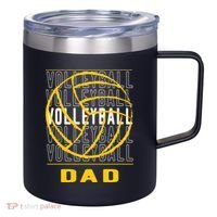 Volleyball Dad Great Gift 12oz Stainless Steel Coffee Mug thumb 0