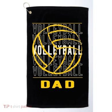 Volleyball Dad Great Gift Golf Towel