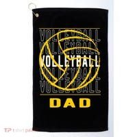 Volleyball Dad Great Gift Golf Towel thumb 0