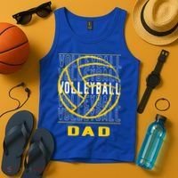 Volleyball Dad Great Gift Tank Top thumb 4