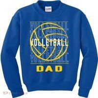 Volleyball Dad Great Gift Kids Sweatshirt thumb 0