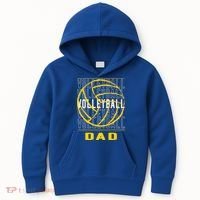 Volleyball Dad Great Gift Kids Hoodie thumb 0