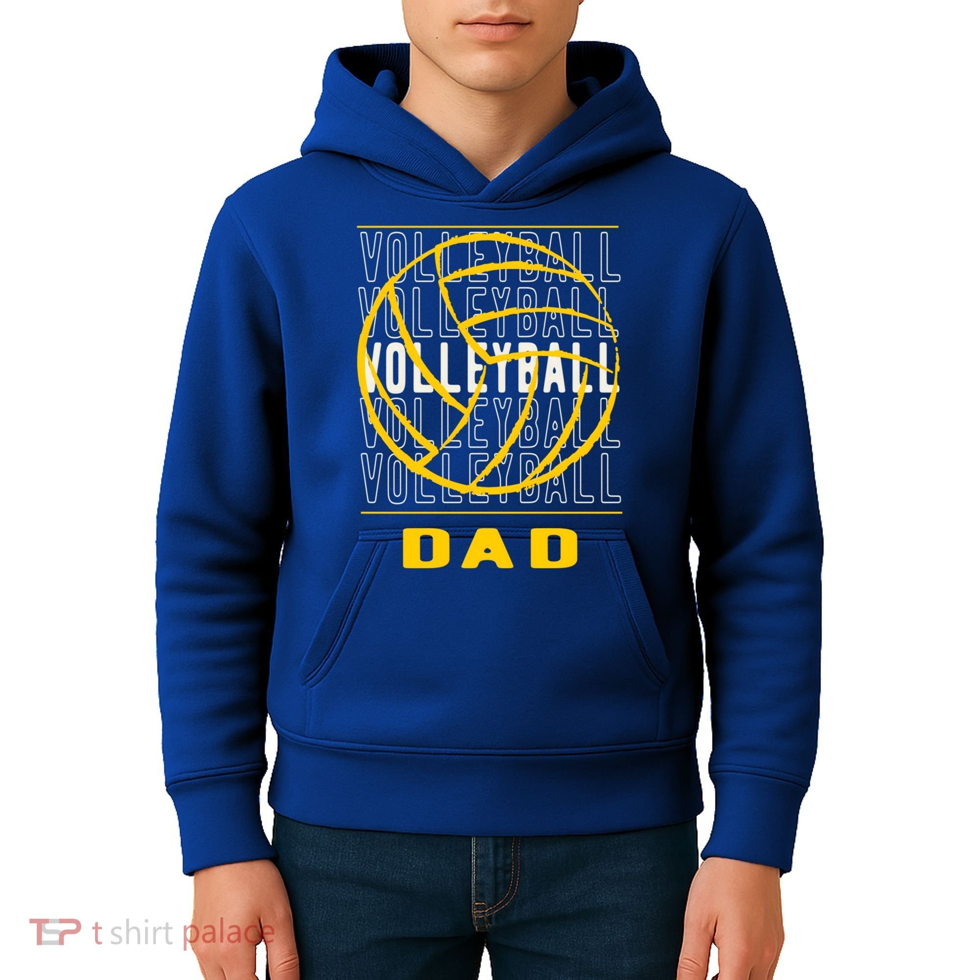 Volleyball Dad Great Gift Kids Hoodie