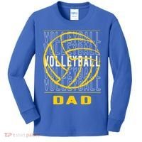 Volleyball Dad Great Gift Kids Long Sleeve Shirt thumb 0