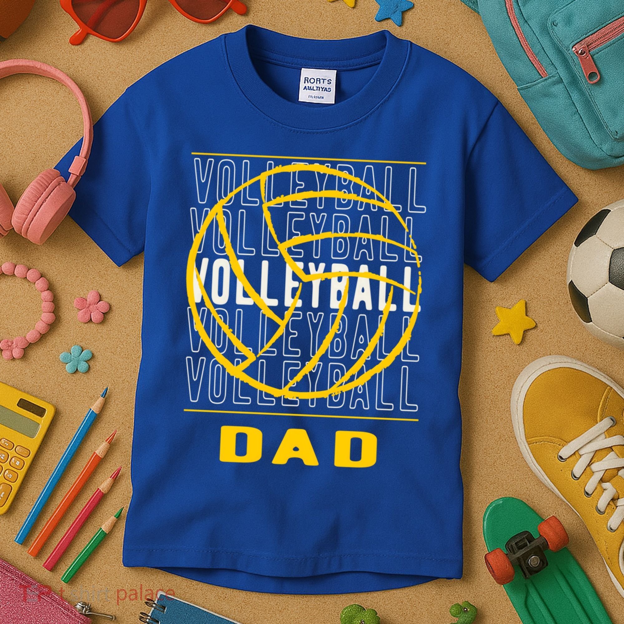 Volleyball Dad Great Gift Kids T-Shirt
