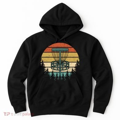 Vintage Disc Golf Retro Graphic Hoodie