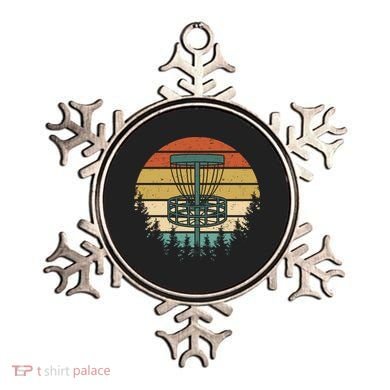 Vintage Disc Golf Retro Graphic Ornament