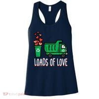 Valentines Day Garbage Truck Loads Of Love Women's Tank Top thumb 0