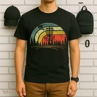 Vintage Disc Golf Shirt Frolf Flying Disc Sport Lover T-Shirt thumb 6