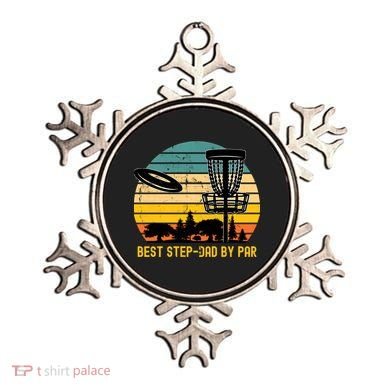 Vintage Disc Golf Dad Present Best Stepdad By Par Disk Golf Gift Ornament