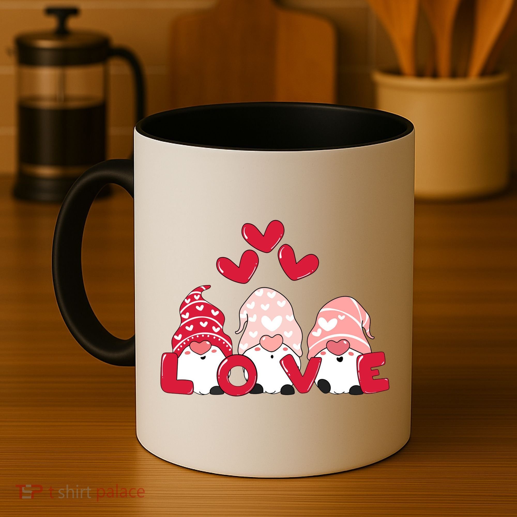 Valentines Day Gnomes Coffee Mug