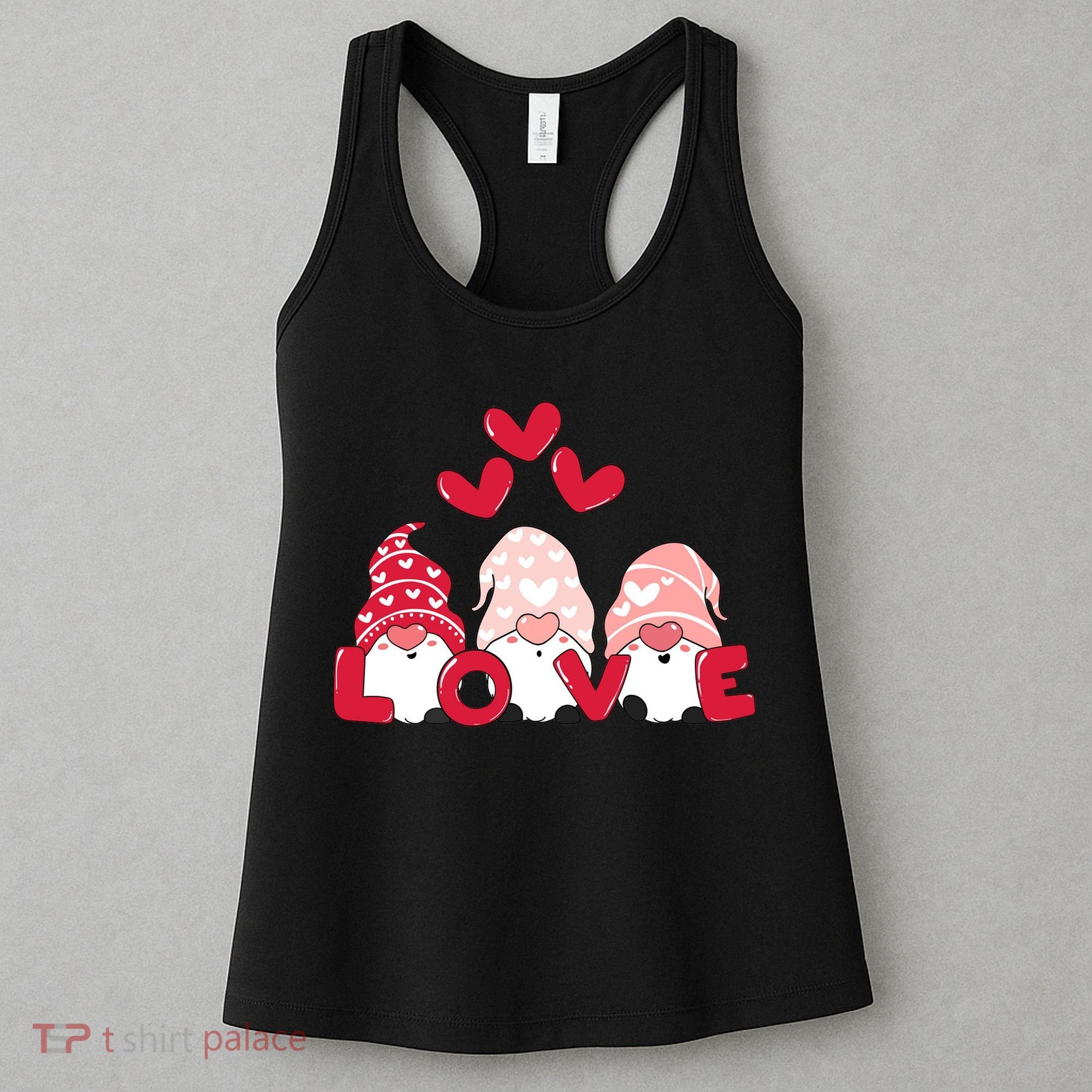 Valentines Day Gnomes Women's Tank Top