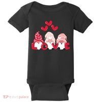 Valentines Day Gnomes Baby Bodysuit thumb 0